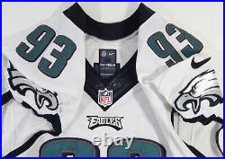 2014 Philadelphia Eagles Gregory Gatson #93 Game Issued White Jersey 48+4 702