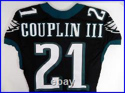 2014 Philadelphia Eagles Jerome Couplin III #21 Game Issued Black Jersey 40 009