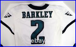 2014 Philadelpia Eagles Matt Barkley #2 Game Issued White Jersey 42 DP28569