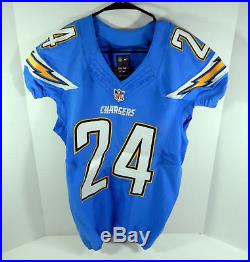 2014 San Diego Chargers Brandon Flowers #24 Game Issued Powder Blue Jersey