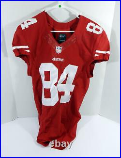 2014 San Francisco 49ers Brandon Lloyd #84 Game Issued Red Jersey 40 DP34819