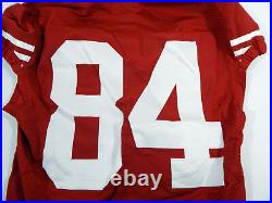 2014 San Francisco 49ers Brandon Lloyd #84 Game Issued Red Jersey 40 DP34819