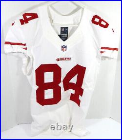 2014 San Francisco 49ers Brandon Lloyd #84 Game Issued White Jersey 40 282