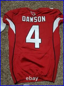 2015 Arizona Cardinals Phil Dawson #4 Kicker Game Issued Jersey Team NFL Sz 46