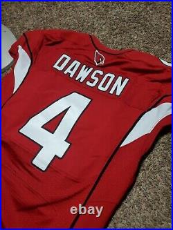 2015 Arizona Cardinals Phil Dawson #4 Kicker Game Issued Jersey Team NFL Sz 46