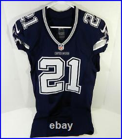 2015 Dallas Cowboys Joseph Randle #21 Game Issued Navy Jersey 40 DP15575
