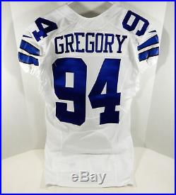 2015 Dallas Cowboys Randy Gregory #94 Game Issued White Jersey DAL00256