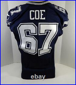 2015 Dallas Cowboys Rodney Coe #67 Game Issued Navy Jersey 48 DP16981