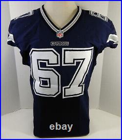 2015 Dallas Cowboys Rodney Coe #67 Game Issued Navy Jersey 48 DP16981