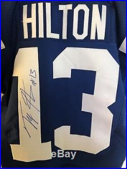 2015 Indianapolis Colts TY Hilton Autod Game Issued Jersey