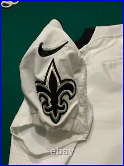 2015 New Orleans Saints Team Issued BLANK Nike Flywire Game Jersey Size 40 +3