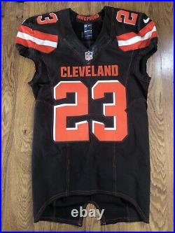 2015 Nike Cleveland Browns #23 Joe Haden Team Issued Game Jersey