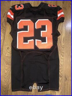 2015 Nike Cleveland Browns #23 Joe Haden Team Issued Game Jersey