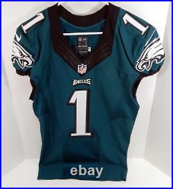 2015 Philadelphia Eagles Cody Parkey #1 Game Issued Green Jersey 40 DP23015