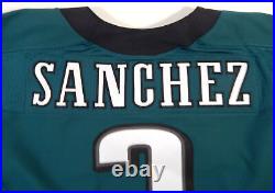 2015 Philadelphia Eagles Mark Sanchez #3 Game Issued Green Jersey 46 674
