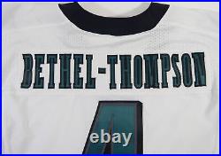 2015 Philadelphia Eagles McLeod Bethel-Thompson #4 Game Issued White Jersey 44 3
