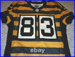 2015 Pittsburgh Steelers Game Issued Steelers Bumble Bee Jersey Heath Miller
