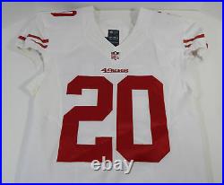 2015 San Francisco 49ers #20 Game Issued White jersey DP16474