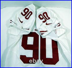 2015 San Francisco 49ers Darnell Dockett #90 Game Issued White Jersey 46 DP15870