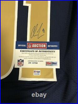 2015 St. Louis Rams Game Issued Chris Long Autographed Jersey