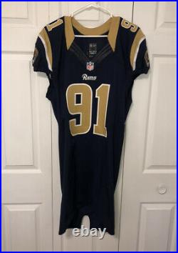 2015 St. Louis Rams Game Issued Chris Long Autographed Jersey
