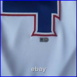 2015 Texas Rangers Prince Fielder #84 Game Issued White Jersey