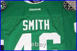 2016-17 Dallas Stars Gemel Smith Game Issued Green Jersey Worn Meigray 56