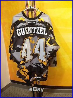 2016-17 Jake Guentzel Game-Issued Wilkes-Barre/Scranton Penguins Military Jersey