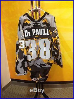 2016-17 Thomas Di Pauli Game-Issued Wilkes-Barre/Scranton Penguins Camo Jersey