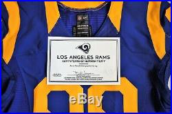 2016 Aaron Donald Los Angeles Rams Alternate Game Issued Autographed Jersey