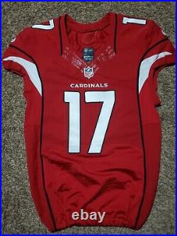 2016 Arizona Cardinals Marvin Hall #17 Game Issued Jersey Team NFL Sz 40