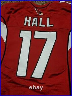 2016 Arizona Cardinals Marvin Hall #17 Game Issued Jersey Team NFL Sz 40