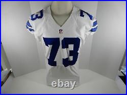 2016 Dallas Cowboys Joe Looney #73 Game Issued White Jersey
