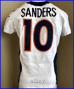 2016 Denver Broncos Emmanuel Sanders Nike Game Issued Jersey COA