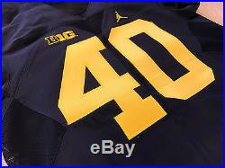 2016 Michigan Wolverines Jordan Nike Authentic Game Issued Mach Speed Jersey