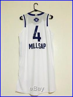 2016 NBA All STAR Paul Millsap GAME Issued Signed Jersey Meigray Atlanta Hawks