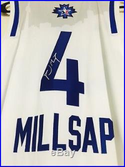 2016 NBA All STAR Paul Millsap GAME Issued Signed Jersey Meigray Atlanta Hawks