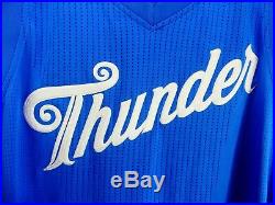 2016 NBA Christmas Day Oklahoma City Thunder Team Issued Game Jersey Adidas XL2
