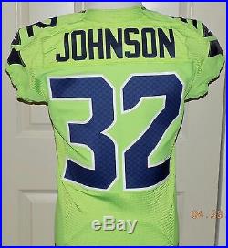 2016 NIKE, 32JERON JOHNSON, COA, TEAM ISSUED, COLOR RUSH GAME Jersey