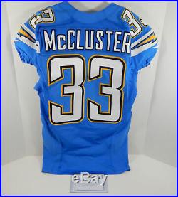 2016 San Diego Chargers Dexter McCluster #33 Game Issued Light Powder Blue