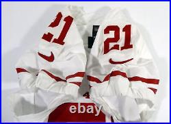 2016 San Francisco 49ers #21 Game Issued White Jersey 40 DP46953
