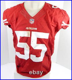 2016 San Francisco 49ers Ahmad Brooks #55 Game Issued Red Jersey 46 DP28665