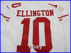 2016 San Francisco 49ers Bruce Ellington #10 Game Issued White Jersey DP16509