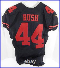 2016 San Francisco 49ers Marcus Rush #44 Game Issued Black Jersey Color Rush 0