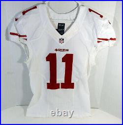 2016 San Francisco 49ers Quinton Patton #11 Game Issued White Jersey DP16494