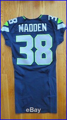 2016 Tre Madden Game Issued Seattle Seahawks Nike Football Jersey Used Worn USC