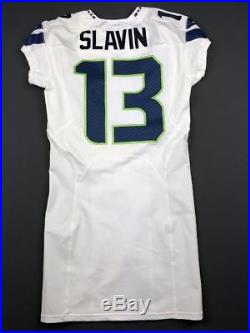 2016 Tyler Slavin Game Issued Seattle Seahawks Nike Football Jersey Arizona NFL
