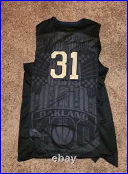 2017-18 Pittsburgh Pitt Panthers Black Basketball Team Game Issued Jersey #31