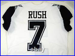 2017 Dallas Cowboys Cooper Rush #7 Game Issued White Jersey Color Rush DP09405