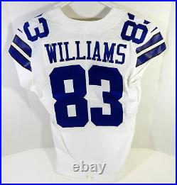 2017 Dallas Cowboys Terrance Williams #83 Game Issued White Jersey 40 DP15501